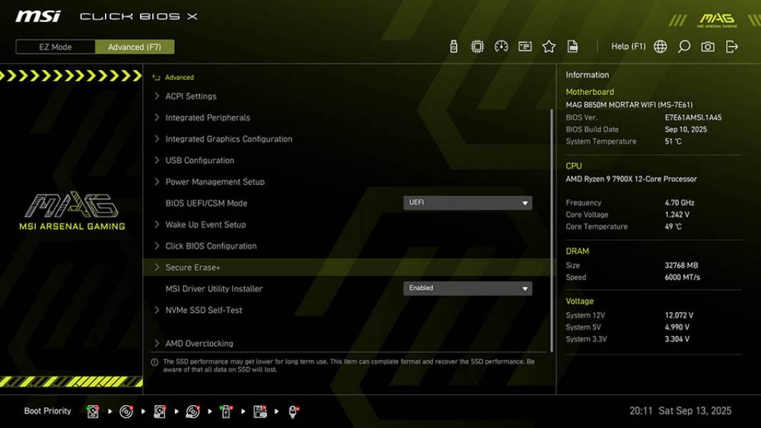 MSI MAG B850M MORTAR WIFI-4